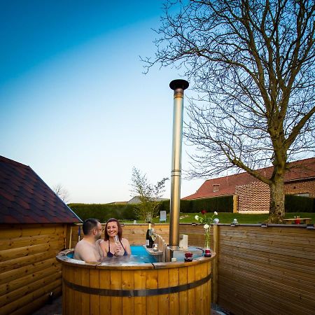 Kota Scandinave Avec Son Bain Nordique Privatif - Gite Du Moulin 62130 Pierremont Bagian luar foto