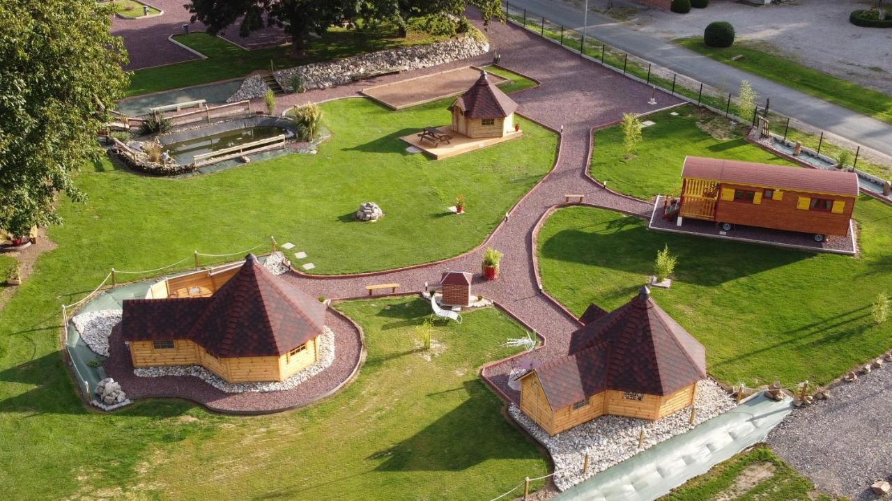 Kota Scandinave Avec Son Bain Nordique Privatif - Gite Du Moulin 62130 Pierremont Bagian luar foto