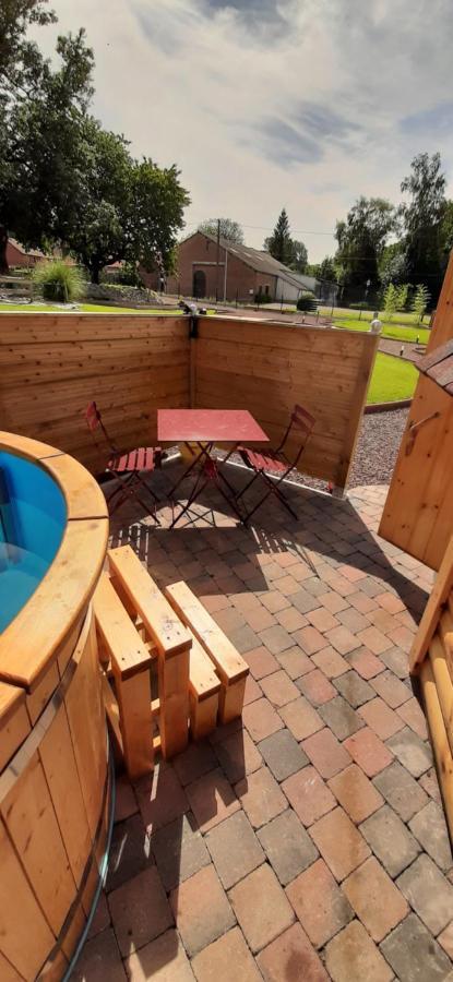 Kota Scandinave Avec Son Bain Nordique Privatif - Gite Du Moulin 62130 Pierremont Bagian luar foto